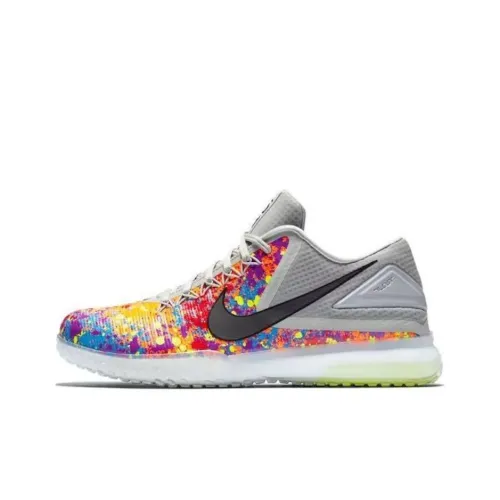 Nike Zoom Trout 3 Turf Амортизация Износостойкие Низкие Кроссовки для тренировок Унисекс Серый