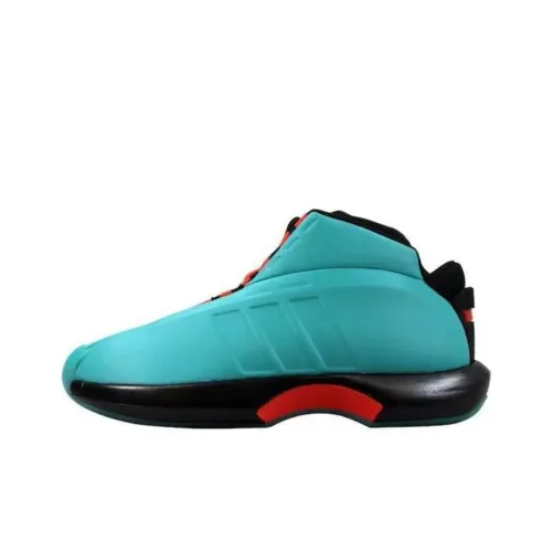 Adidas Crazy 1 Амортизация Износостойкий Низкий Топ Баскетбольные Кроссовки Унисекс Синий