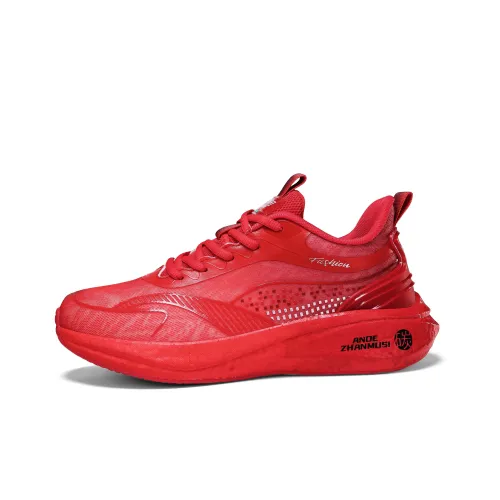 ANDEZHANMUSI Беговые кроссовки Низкий Верх Красный Мужской