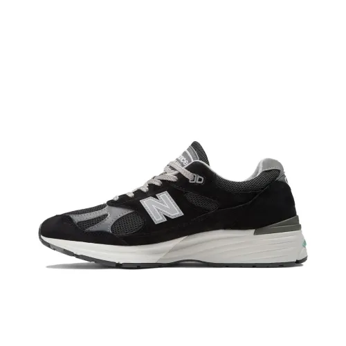 New Balance NB 991 Low Топ Повседневные Беговые Кроссовки Мужские Черные