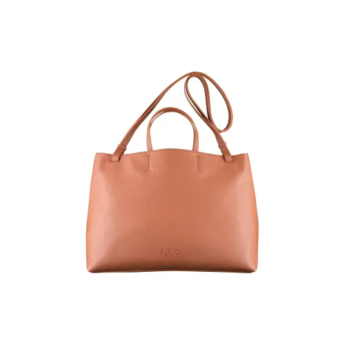 A.P.C Полиуретан Тоут Сумка Сумка для покупок Сумка через плечо Сумка Женская Карамель