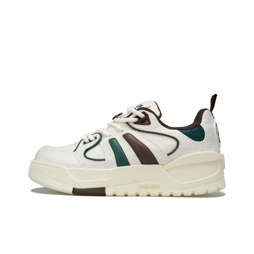 Палладий Slip-Resistant Низкие Кроссовки для Скейтбординга Женские Белые