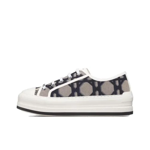 DIOR Walk'n'Dior Платформа Обувь Низкие Кроссовки для Скейтбординга Женские Умбра