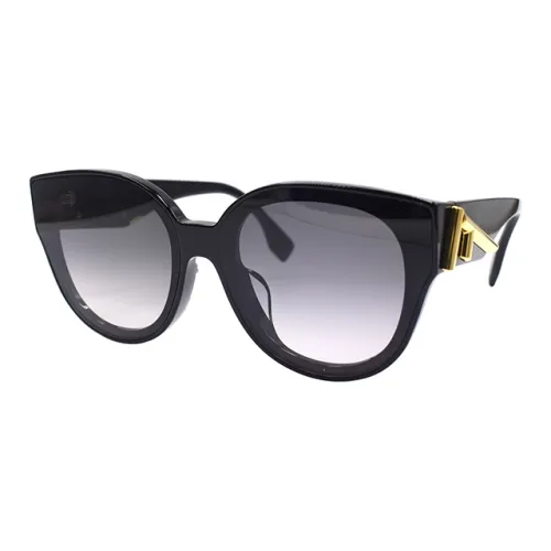 FENDI Пластиковая оправа бабочка солнцезащитные очки женские