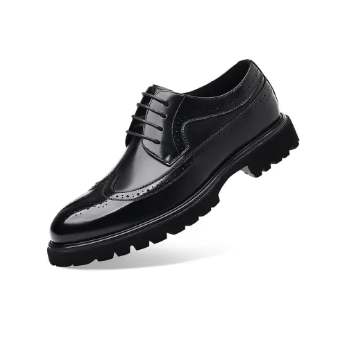 GZZ Повседневные кожаные туфли с низким верхом мужские