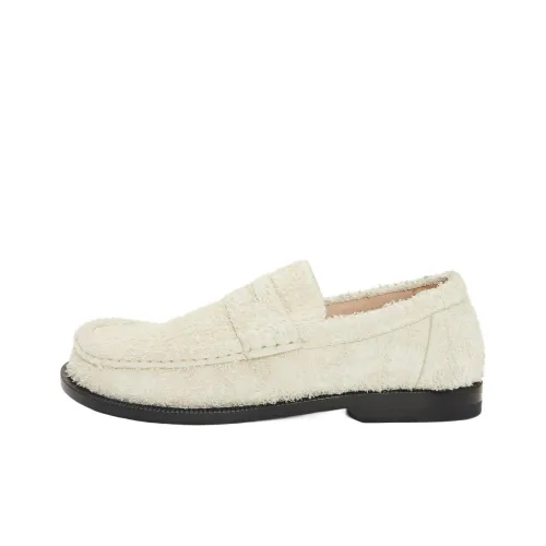 LOEWE Campo Лоферы 4CM Женские Белые