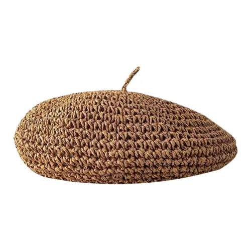 ACUC Соломенная плетеная берета Женская