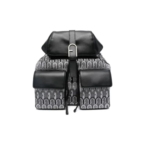 Furla Телячья кожа Рюкзак Унисекс Черный и Разноцветный