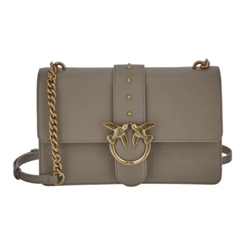 PINKO Кожа Сумка Сумка через плечо Сумка через плечо Стандартная Женская Серый