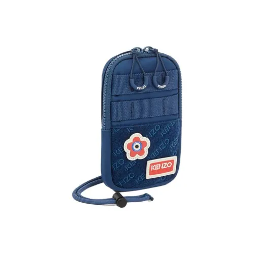 KENZO Чехол для телефона из ткани унисекс морской синий