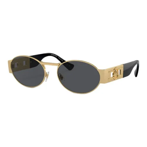 VERSACE Металл OVAL SUNGLASSES Женские Золотой