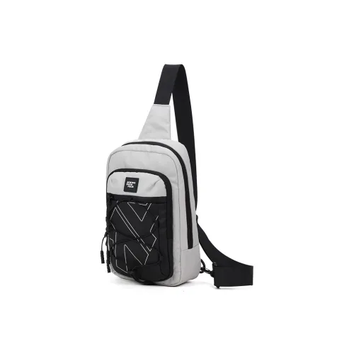 AOKING AK Полиэстер Путешествие Сумка через плечо Маленькая Унисекс Серый Черный