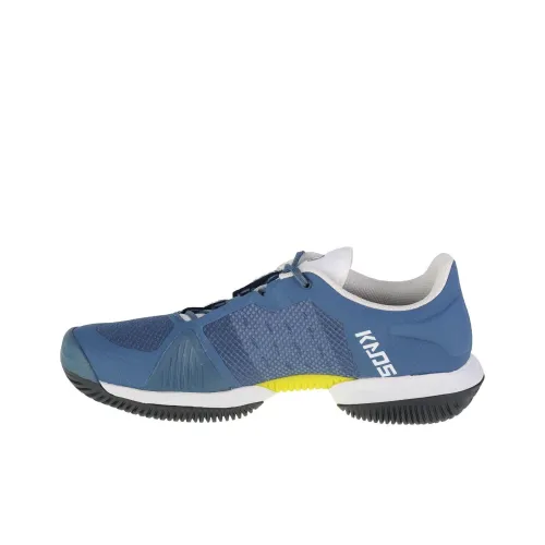 Wilson Kaos Swift Амортизация Износостойкие Низкие Кроссовки для Тениса Мужские Синие Черные