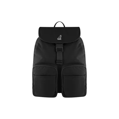 KANGOL Nylon Backpack Unisex Black KANGOL Нейлоновый рюкзак унисекс черный