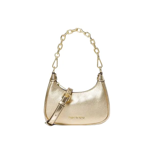 MICHAEL KORS Зернистая текстура кожа кожа портативная сумка через плечо сумка на плечо экстра маленькая женская золотая