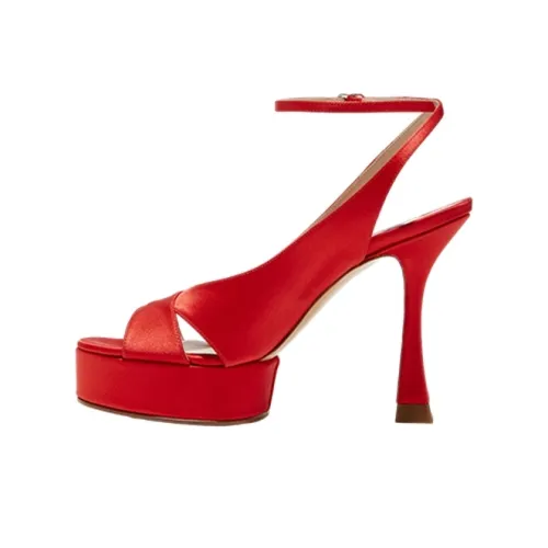 Casadei Donna One Sandals with Strap 12cm Women's Red Casadei Donna One Сандалии с ремешком 12 см Женские Красные
