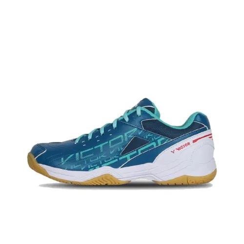 Victor Slip-Resistant Бадминтонная обувь Унисекс Зеленый Синий