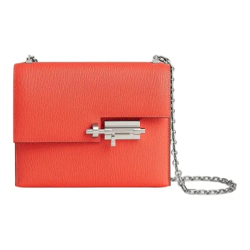 HERMES Mysore Шевро Сумка через плечо Мини Женская Field Апельсин