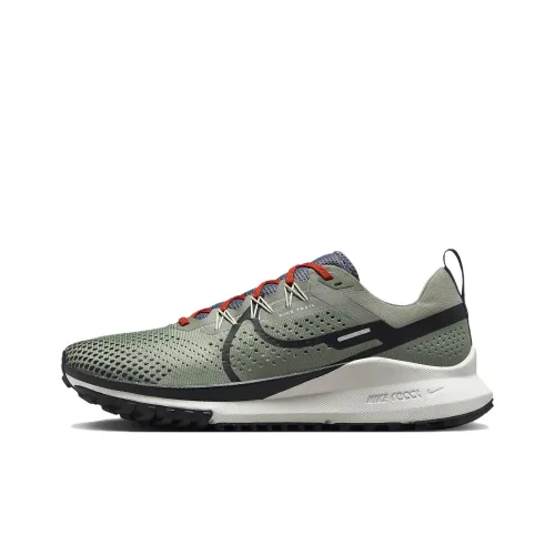 Nike Pegasus Trail 4 Амортизаторы Slip-resistant Низкий Топ Тренировочные Беговые кроссовки Мужские Зеленый Черный