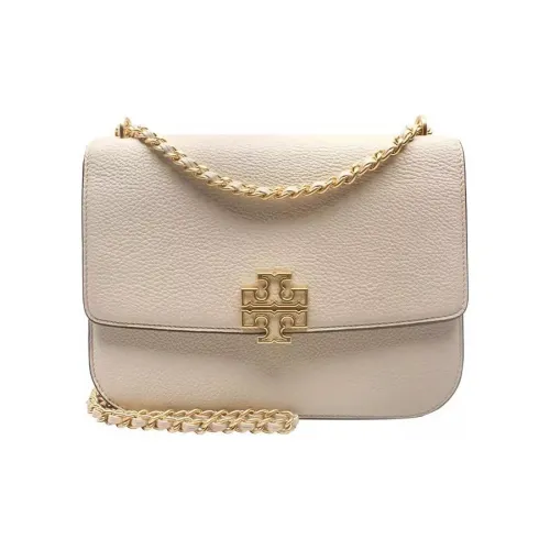 TORY BURCH Britten Коровья кожа Сумка Сумка через плечо Сумка через плечо Средний Женская Белая