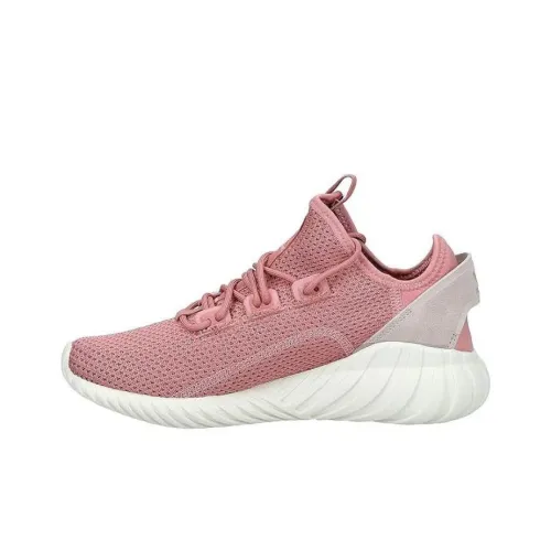 Adidas Originals Tubular Doom Raw Розовый Нескользящий Легкий Низкий Топ Повседневная Обувь Женская Серый Розовый