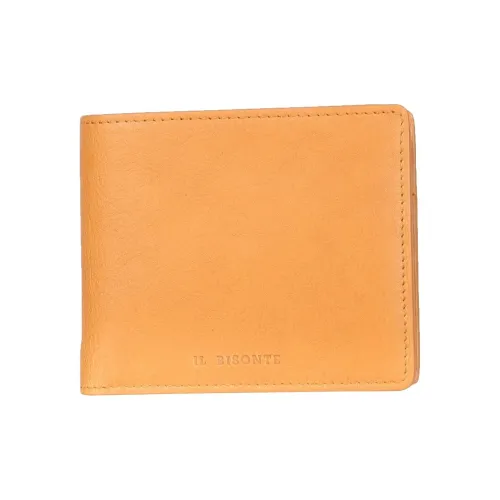 Il Bisonte Кошелек из коровьей кожи Мужской Бежевый