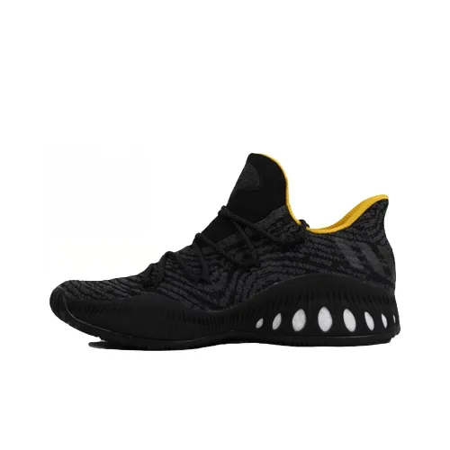 Adidas Crazy Explosive Нескользящий Легкий Низкий Топ Баскетбольные Кроссовки Унисекс Черный Желтый