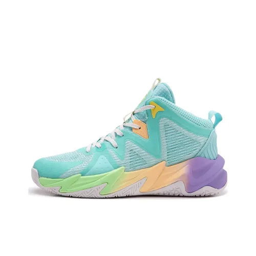 SAIQI Твердый Корт Killer MID Топ Баскетбольные кроссовки Мужской Синий