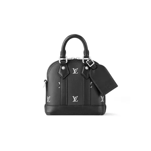 LOUIS VUITTON Alma Кожа Сумка-купол Сумка Сумка через плечо Сумка через плечо Экстра мини Мужская Черная