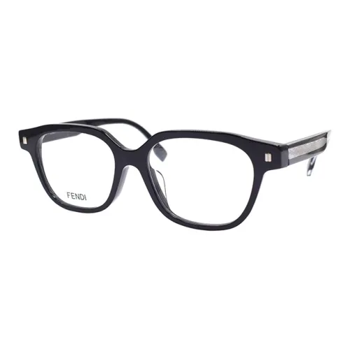 FENDI Пластиковая оправа Нерегулярной формы Оправа для очков Мужская Черная