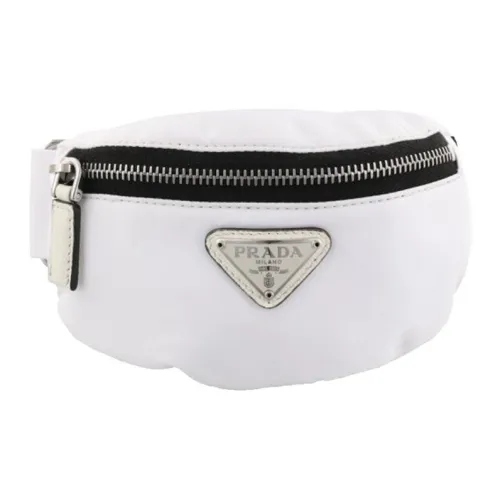 PRADA Nylon Coin Wallet Wallet Men's White