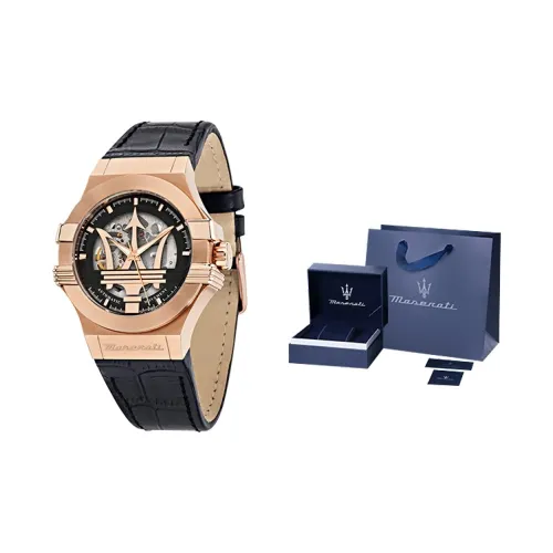 Maserati Автоматический Механический Механизм Мужские Часы 42 мм Черный