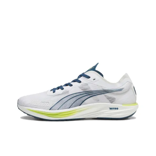 PUMA Slip-resistant Low Top Беговые кроссовки Мужские Белый Синий