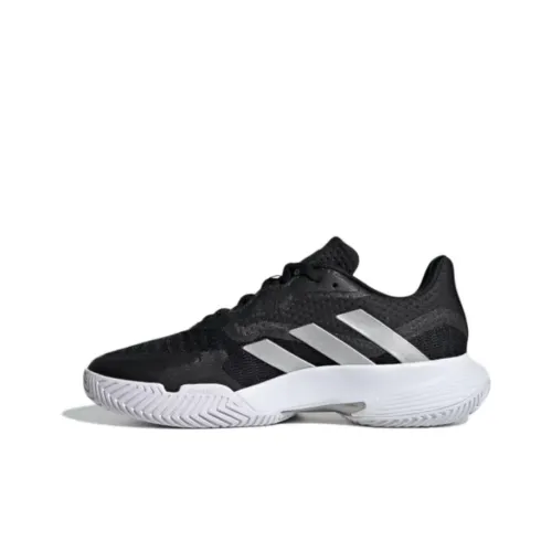 Adidas CourtJam Control Low Топ Кроссовки для тенниса Женские Черный Белый