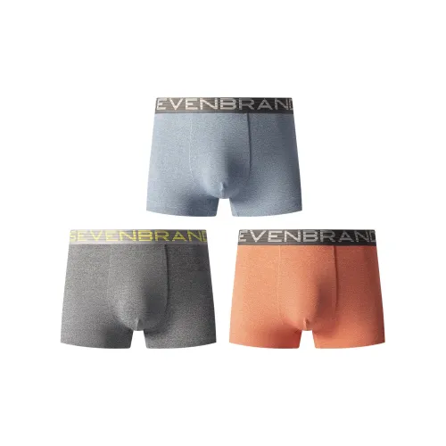 SEVEN Трусы Мужские 3 упаковки оранжевый