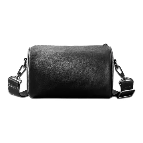 Back Step Первый слой Растительное дубление Корова Настоящая кожа Сумка через плечо через плечо Рюкзак Стандартный Унисекс Черный