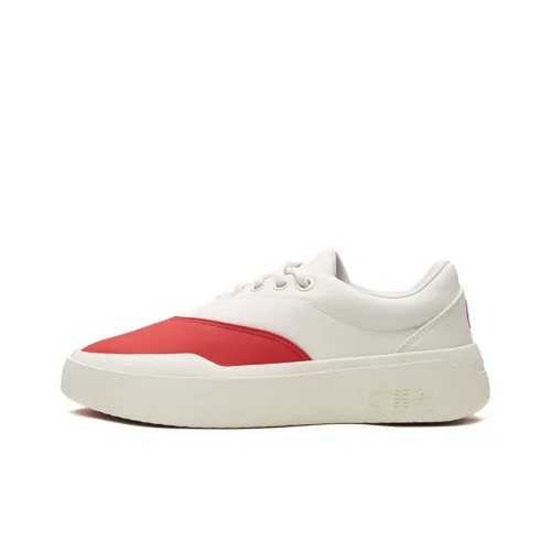 Senzubean Кроссовки для скейтбординга Low Top Белый/Красный Унисекс