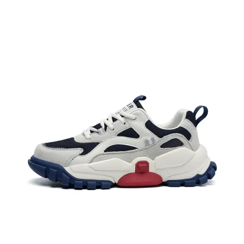 JEEP SPIRIT Износостойкий Дышащий Покрытие Ударопрочный Увеличивающий Высоту Низкая Уличная Обувь Мужская