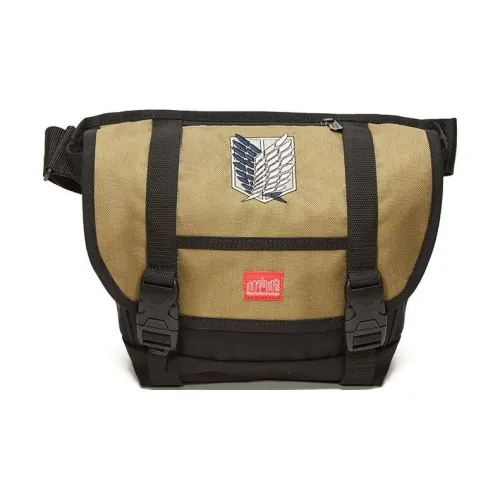 Manhattan Portage Cordura® Classic Ткань Курьерская Сумка Сумка через плечо Маленькая Унисекс Хаки Черный
