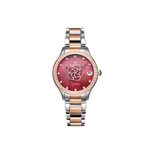 RUNOSD Механический Movement Женские часы 35мм*35мм*11мм Красный