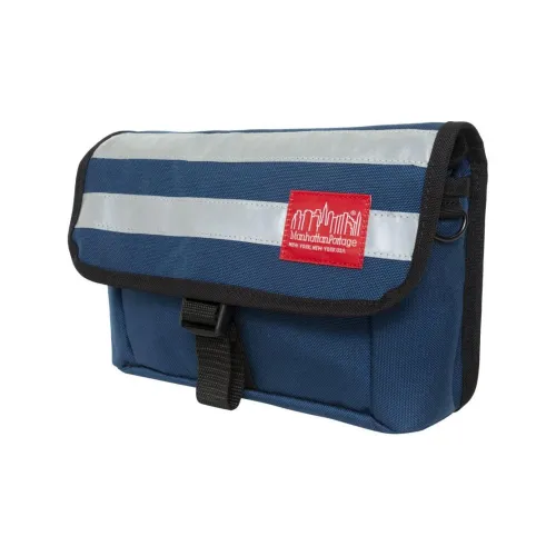 Manhattan Portage Нейлоновая Сумка через плечо Унисекс Синяя