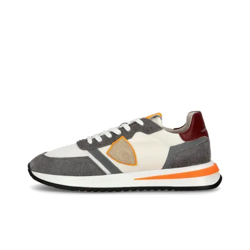 PHILIPPE MODEL Tropez 2,1 Low Топ Повседневная обувь Мужская Оранжевый Белый