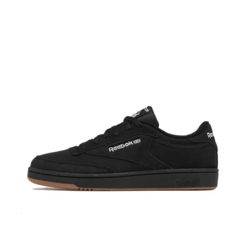 Reebok CLUB C 85 Скейтборд Кроссовки Низкие Черные Унисекс