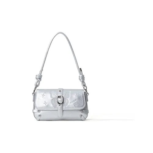 Sound For Life Сумка через плечо из синтетической кожи маленькая женский серебряный экрю