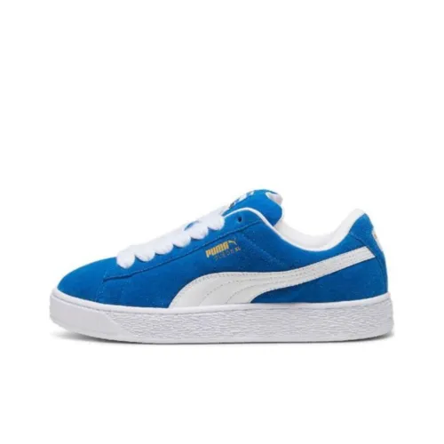 PUMA Suede XL Скейтборд Кроссовки Низкие Белый Синий Унисекс