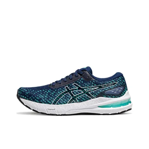 Asics Glyde 4 Low Топ Беговые кроссовки Женские Синие Зеленые