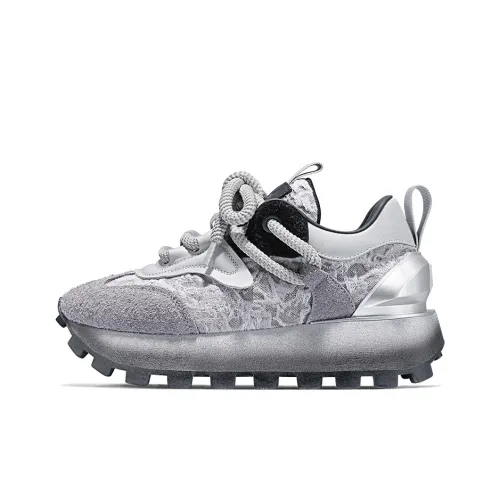 SALAXI Низкий топ кэжуал унисекс серый