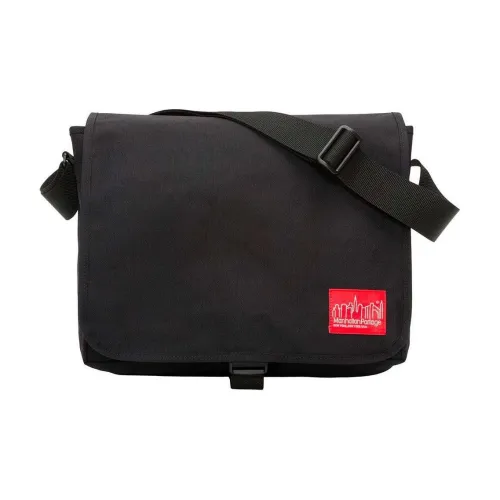 Manhattan Portage Cordura® Классическая тканевая сумка через плечо среднего размера унисекс черная