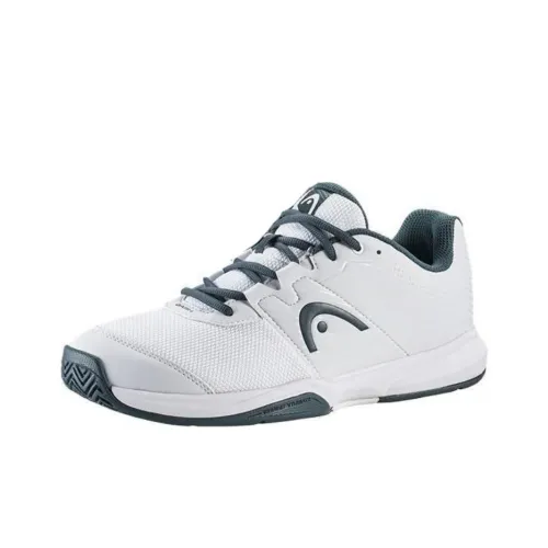 HEAD Revolt Court Shock Absorbers Slip-resistant Low-top Tennis Shoes Men's White Dark Gray