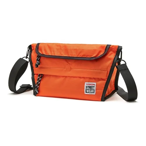 Vision Street Wear Полиамид Сумка через плечо Стандартная Унисекс Оранжевая